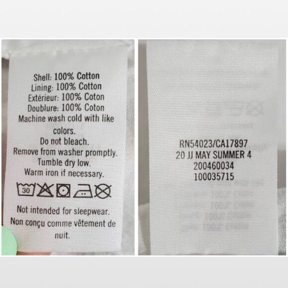 JANIE AND JACK Dress Kids 12-18 Months Tropical White Kid Girl Summer Set - Picture 16 of 16